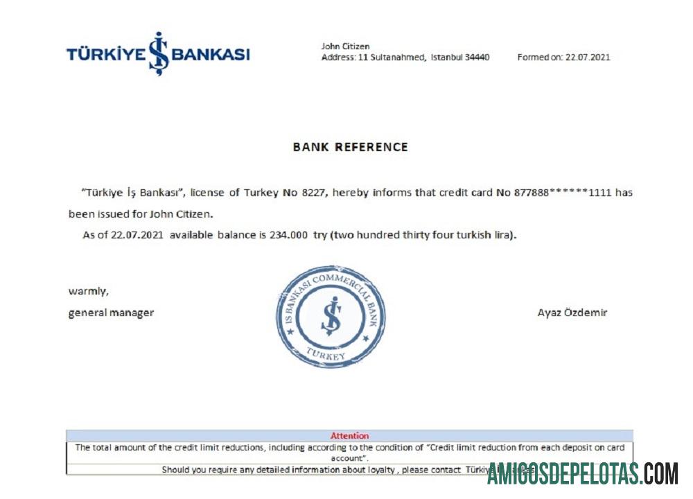 Turquia é referência do Bankasi baixar para verificação